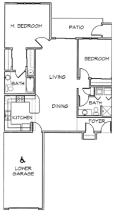 2230 Lower 2BR B